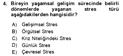 Acil Çağrı Yönetimi 2021-2022 Dönem Sonu Sınavı - 4. soru