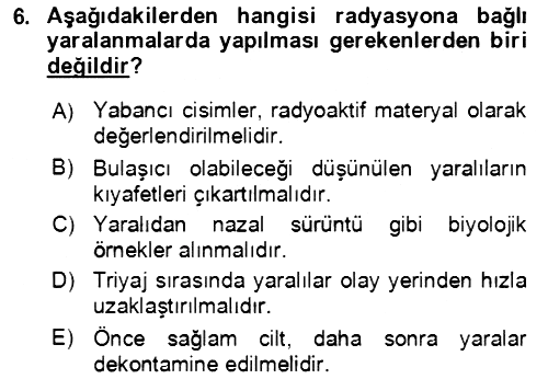 Kbrn Savunma Ve Güvenlik 2018-2019 Dönem Sonu Sınavı - 6. soru