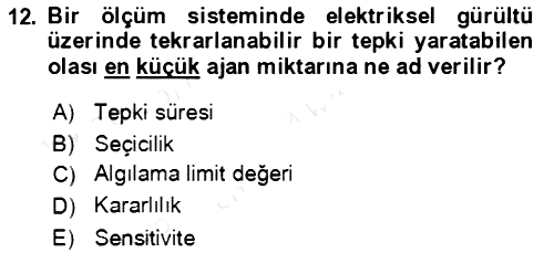 Kbrn Savunma Ve Güvenlik 2018-2019 Dönem Sonu Sınavı - 12. soru