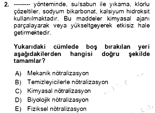 Kbrn Savunma Ve Güvenlik 2019-2020 Dönem Sonu Sınavı - 2. soru