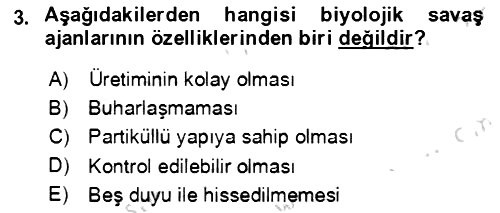 Kbrn Savunma Ve Güvenlik 2021-2022 Dönem Sonu Sınavı - 3. soru