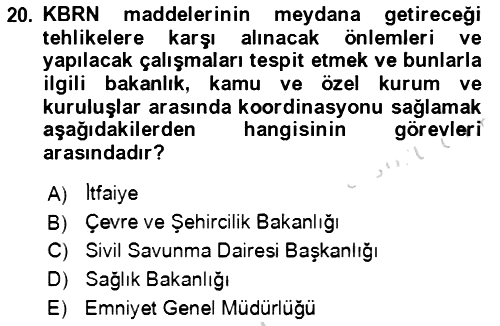 Kbrn Savunma Ve Güvenlik 2021-2022 Dönem Sonu Sınavı - 20. soru