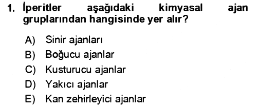 Kbrn Savunma Ve Güvenlik 2023-2024 Dönem Sonu Sınavı - 1. soru
