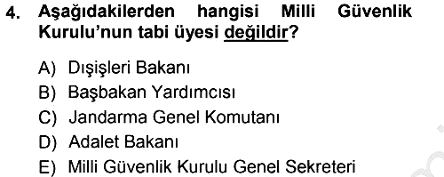 İdare Hukukuna Giriş 2012-2013 Ara Sınav - 4. soru