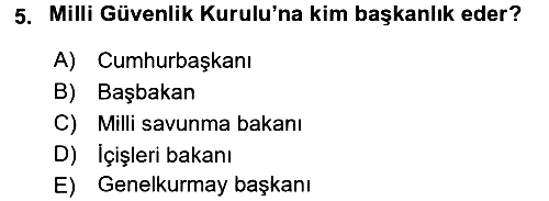 İdare Hukukuna Giriş 2017-2018 Ara Sınav - 5. soru