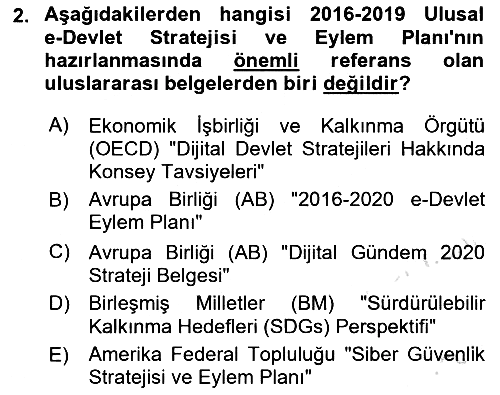 Mesleki Bilgisayar Ve Uyap 2023-2024 Ara Sınav - 2. soru