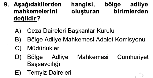 Temel Kalem Mevzuatı 2023-2024 Ara Sınav - 9. soru