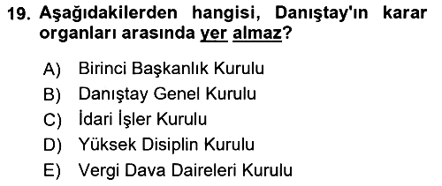 Temel Kalem Mevzuatı 2021-2022 Dönem Sonu Sınavı - 19. soru