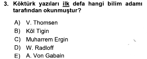 Türk Dili 1 2016-2017 3 Ders Sınavı - 3. soru