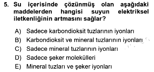 Beslenmenin Temel İlkeleri 2023-2024 Dönem Sonu Sınavı - 5. soru
