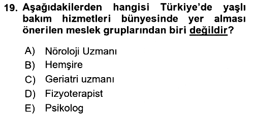 Beslenmenin Temel İlkeleri 2025-2026 Dönem Sonu Sınavı - 19. soru