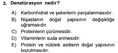 Gastronomi Tarihi 2015-2016 Ara Sınav - 3. soru
