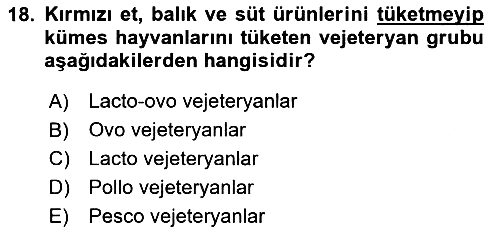 Gastronomi Tarihi 2023-2024 Dönem Sonu Sınavı - 18. soru