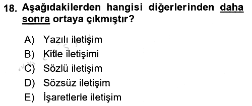Gastronomi Ve Medya 2023-2024 Ara Sınav - 18. soru