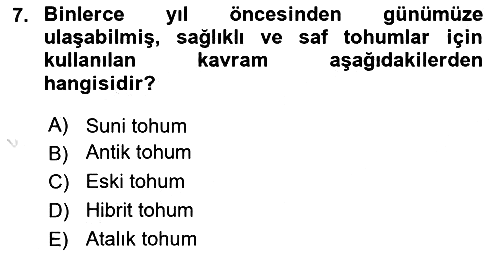 Gastronomide Yeni Akımlar 2024-2025 Ara Sınav - 7. soru