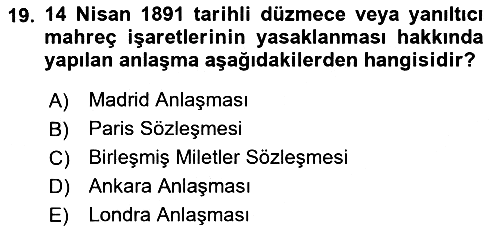 Gastronomide Yeni Akımlar 2023-2024 Yaz Okulu Sınavı - 19. soru