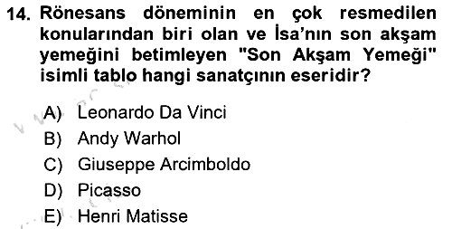 Gastronominin Temelleri 2024-2025 Ara Sınav - 14. soru