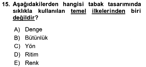Gastronominin Temelleri 2024-2025 Ara Sınav - 15. soru