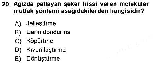 Menü Yönetimi 2017-2018 3 Ders Sınavı - 20. soru