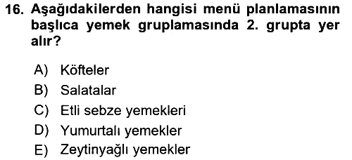 Menü Yönetimi 2017-2018 Ara Sınav - 16. soru