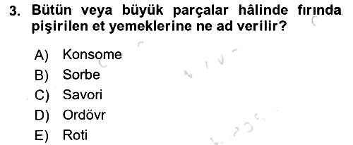 Menü Yönetimi 2021-2022 Ara Sınav - 3. soru