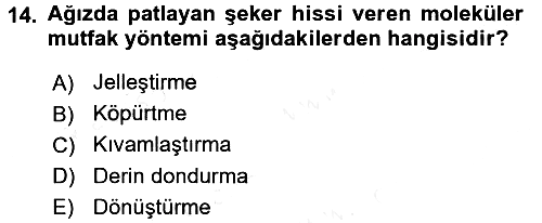 Menü Yönetimi 2017-2018 Dönem Sonu Sınavı - 14. soru