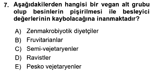 Menü Yönetimi 2018-2019 Yaz Okulu Sınavı - 7. soru