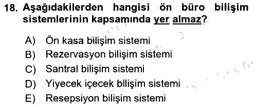 Menü Yönetimi 2022-2023 Yaz Okulu Sınavı - 18. soru