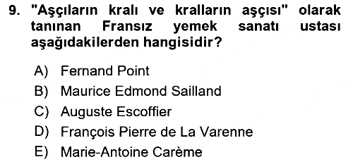 Menü Yönetimi 2023-2024 Yaz Okulu Sınavı - 9. soru