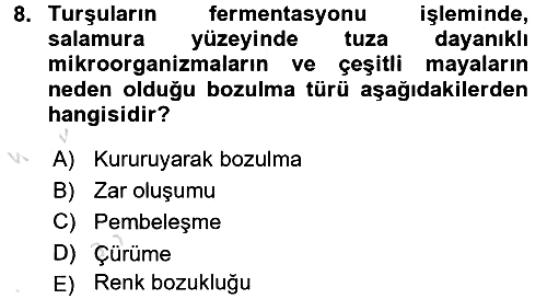 Temel Mutfak Teknikleri 2016-2017 Ara Sınav - 8. soru