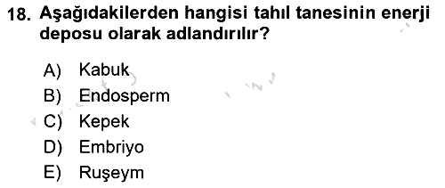 Temel Mutfak Teknikleri 2020-2021 Yaz Okulu Sınavı - 18. soru