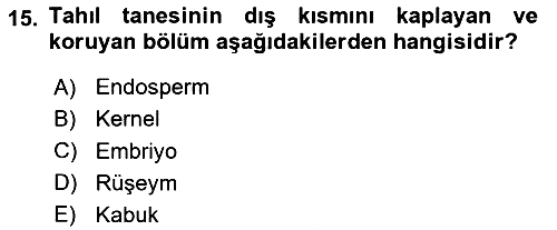 Temel Mutfak Teknikleri 2023-2024 Yaz Okulu Sınavı - 15. soru