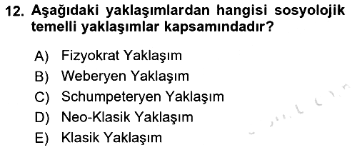 Turizmde Girişimcilik Ve İnovasyon 2021-2022 Yaz Okulu Sınavı - 12. soru