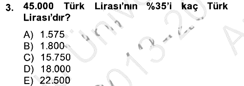 Finans Matematiği 2013-2014 Ara Sınav - 3. soru