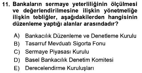 Finansal Kurumlar 2023-2024 Ara Sınav - 11. soru