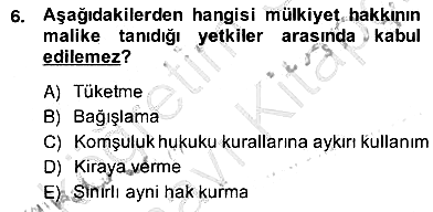 İşletme Hukuku 2013-2014 Ara Sınav - 6. soru