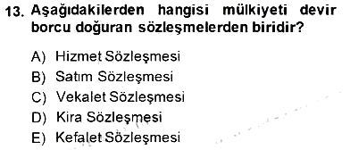 İşletme Hukuku 2014-2015 Ara Sınav - 13. soru