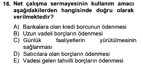Mali Analiz 2012-2013 Ara Sınav - 16. soru