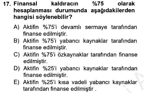 Mali Analiz 2012-2013 Ara Sınav - 17. soru