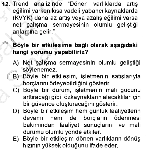 Mali Analiz 2013-2014 Ara Sınav - 12. soru