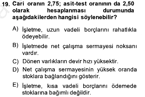 Mali Analiz 2013-2014 Ara Sınav - 19. soru