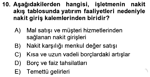 Mali Analiz 2021-2022 Ara Sınav - 10. soru