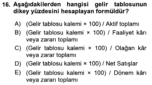 Mali Analiz 2024-2025 Ara Sınav - 16. soru