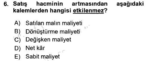 Mali Analiz 2016-2017 Dönem Sonu Sınavı - 6. soru