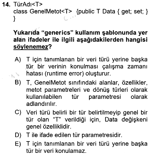 İleri Programlama 1 2021-2022 Dönem Sonu Sınavı - 14. soru