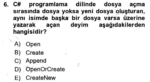 İleri Programlama 1 2024-2025 Dönem Sonu Sınavı - 6. soru