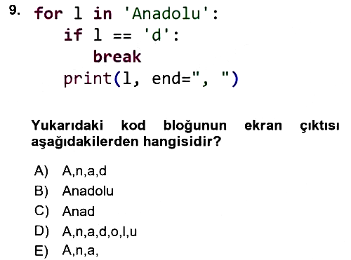 Programlama 2 2022-2023 Ara Sınav - 9. soru