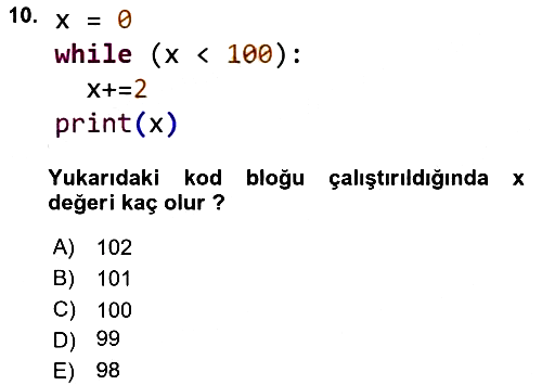 Programlama 2 2022-2023 Ara Sınav - 10. soru