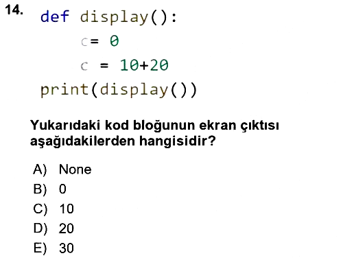 Programlama 2 2022-2023 Ara Sınav - 14. soru