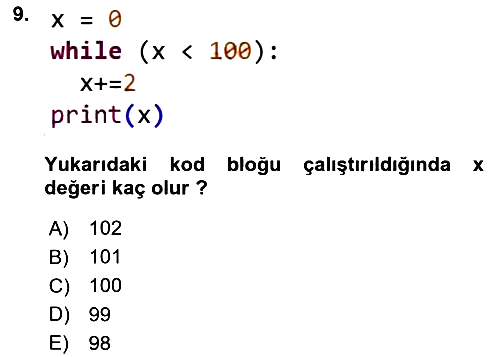 Programlama 2 2024-2025 Ara Sınav - 9. soru